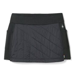 Smartwool Quilted merino wool Black Mini Skirt XS